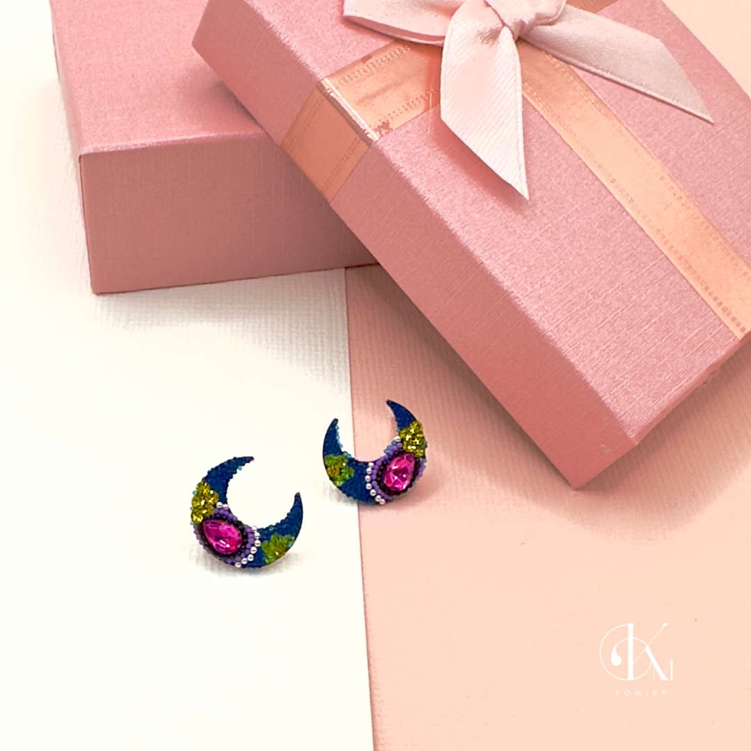 Earrings- Blue Moon