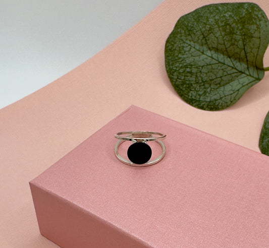 Ring- Black Circle