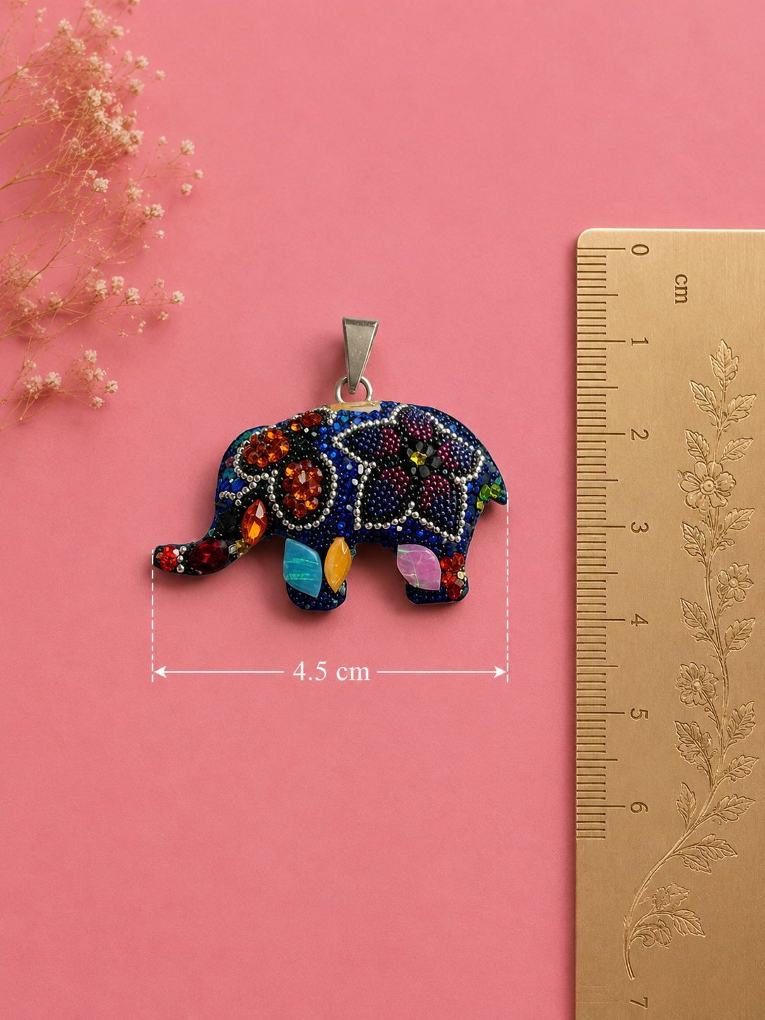 Pendant-  Blue Elephant