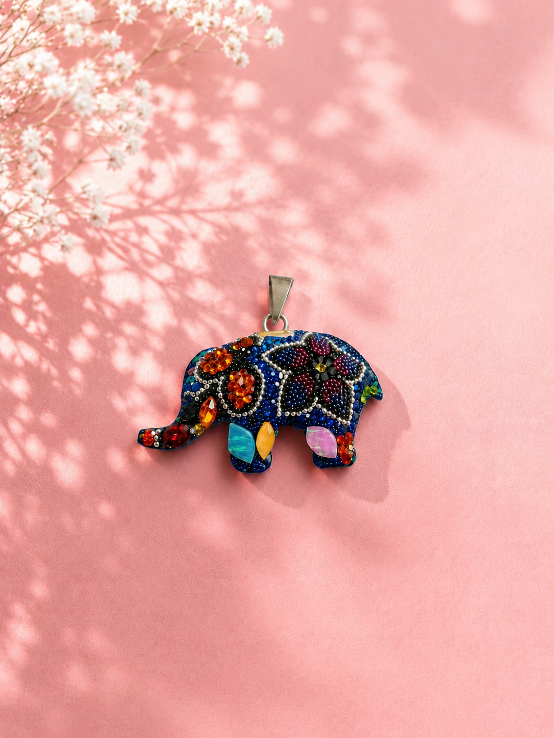 Pendant-  Blue Elephant