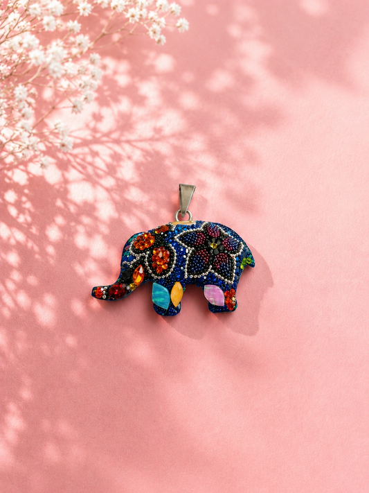 Pendant-  Blue Elephant