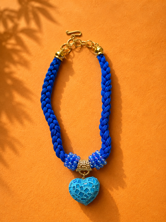 Necklace- Blue Heart